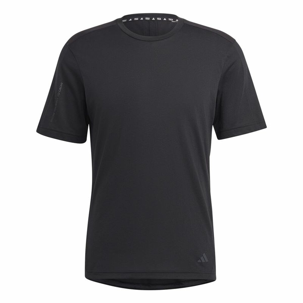 Men’s Short Sleeve T-Shirt Adidas Base Black S