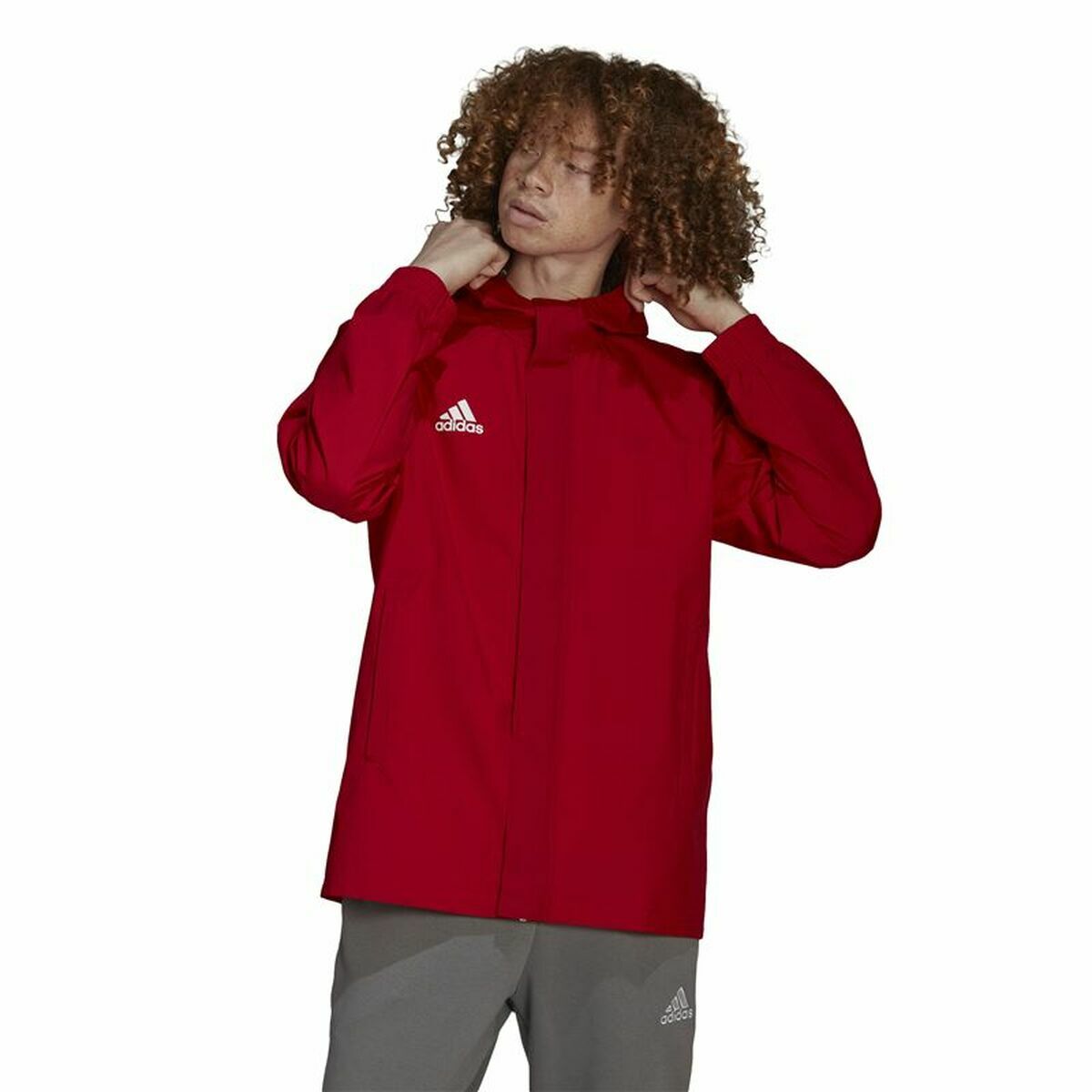 Men's Sports Jacket Adidas Entrada 22 Red M