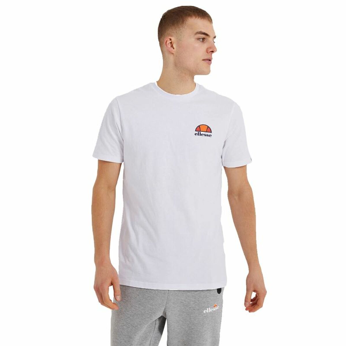 Men’s Short Sleeve T-Shirt Ellesse Canaletto White L