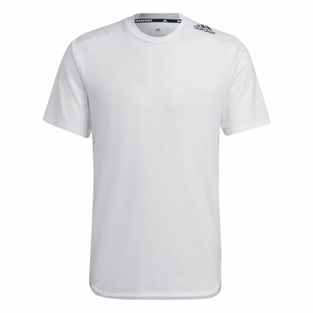 Men’s Short Sleeve T-Shirt Adidas D4T White L