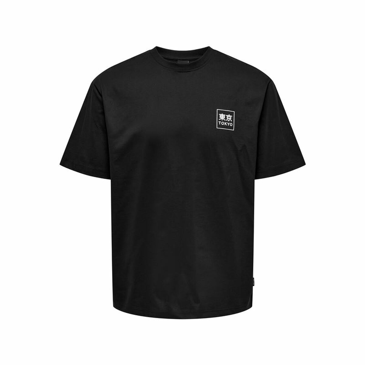 Men’s Short Sleeve T-Shirt Only & Sons Onskace Rlx Black M