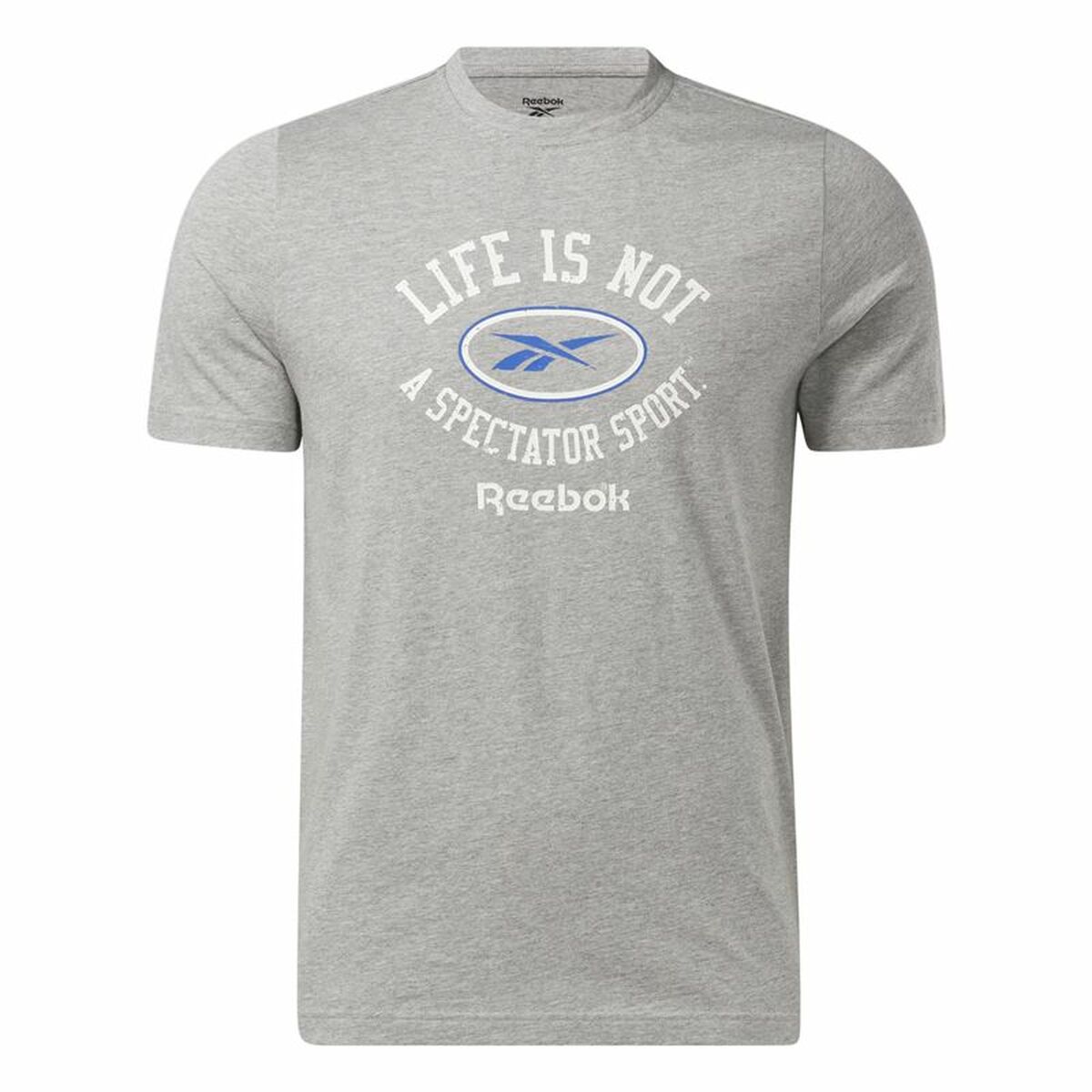 Men’s Short Sleeve T-Shirt Reebok GS Not Spectator Grey L