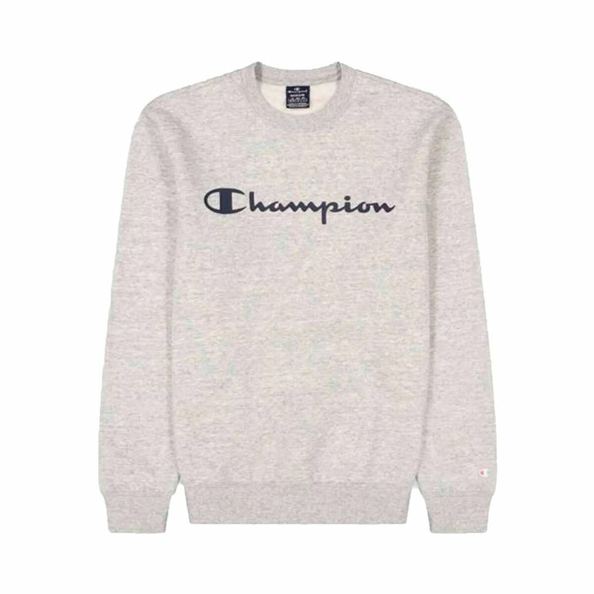 Men’s Hoodie Champion Crewneck White Grey S