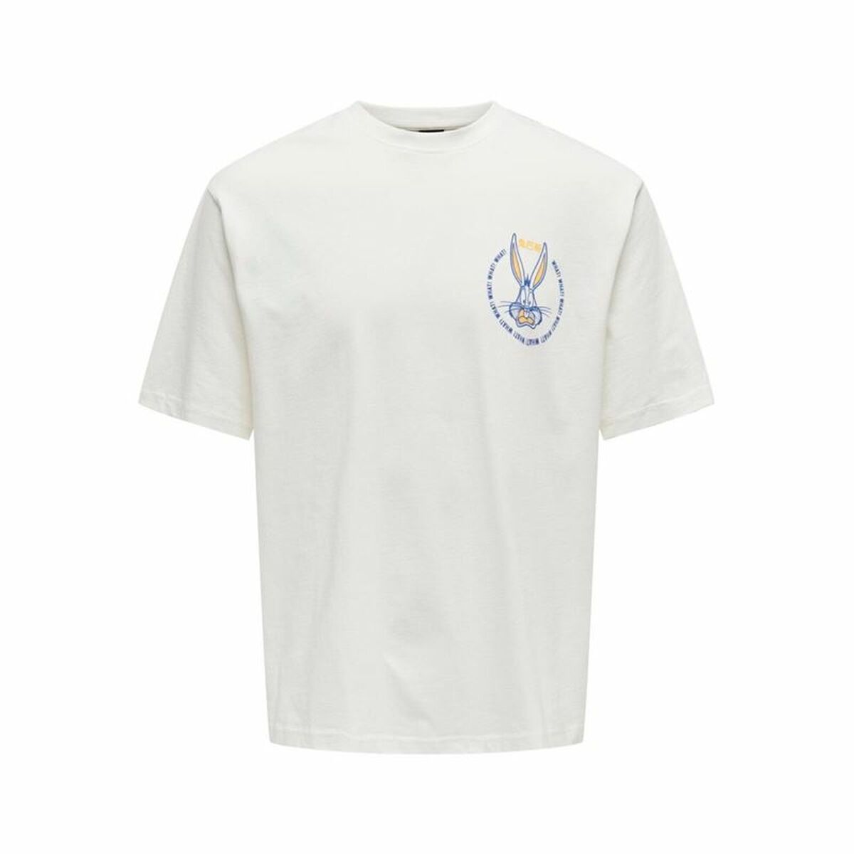 Men’s Short Sleeve T-Shirt Only & Sons Onslooney Rlx White S