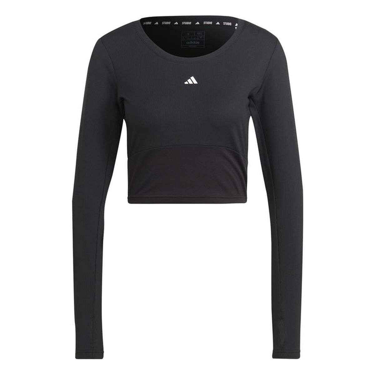 Women’s Long Sleeve T-Shirt Adidas Studio Black L