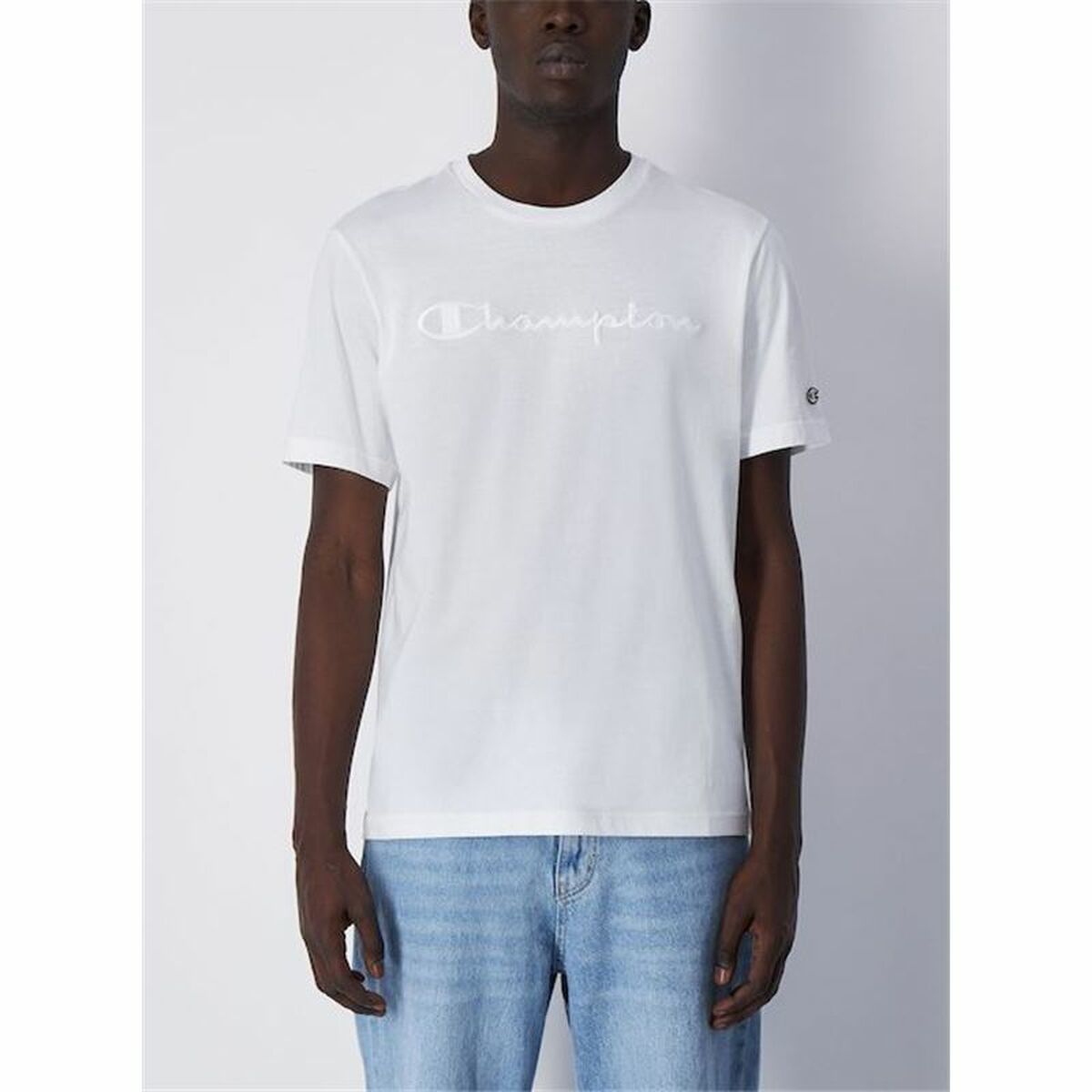 Men’s Short Sleeve T-Shirt Champion Crewneck XL