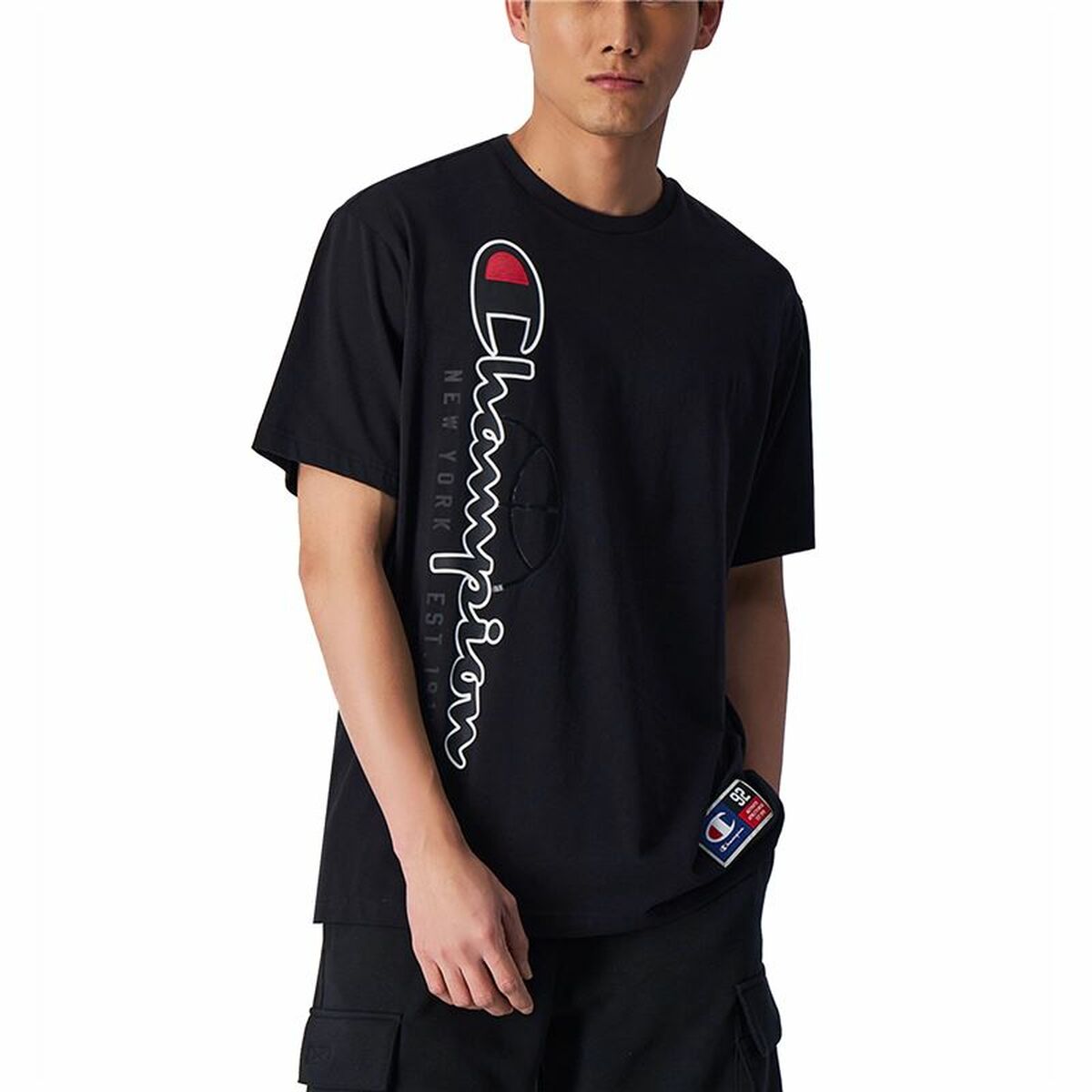 Men’s Short Sleeve T-Shirt Champion Crewneck XL