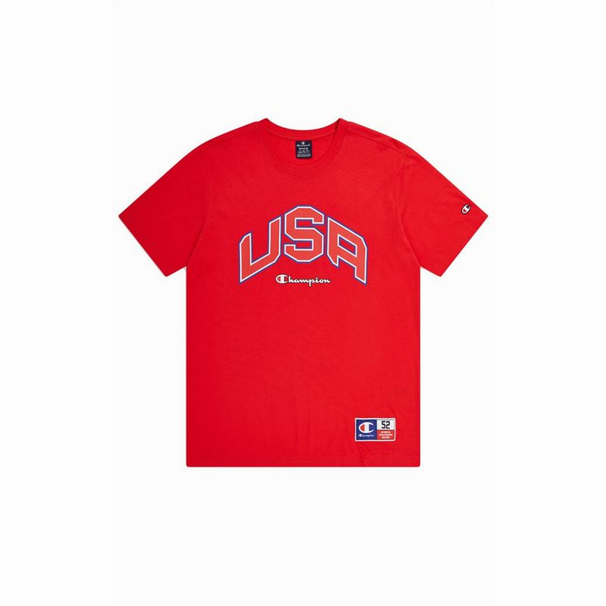 Men’s Short Sleeve T-Shirt Champion Crewneck S