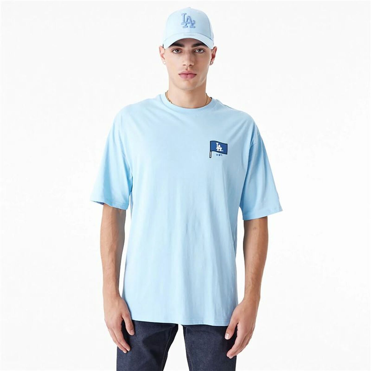 Men’s Short Sleeve T-Shirt New Era LA Dodgers MLB Burger M