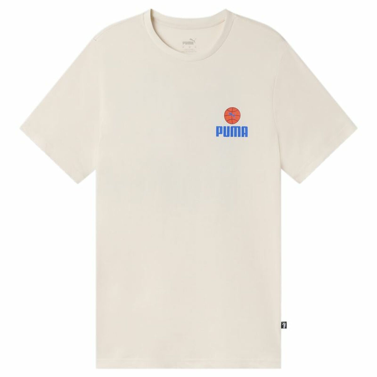 Men’s Short Sleeve T-Shirt Puma Chilli Powder White L