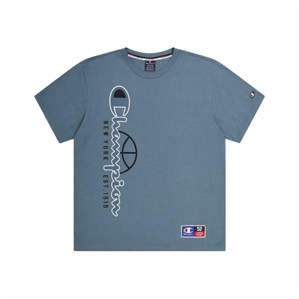 Men’s Short Sleeve T-Shirt Champion Crewneck L