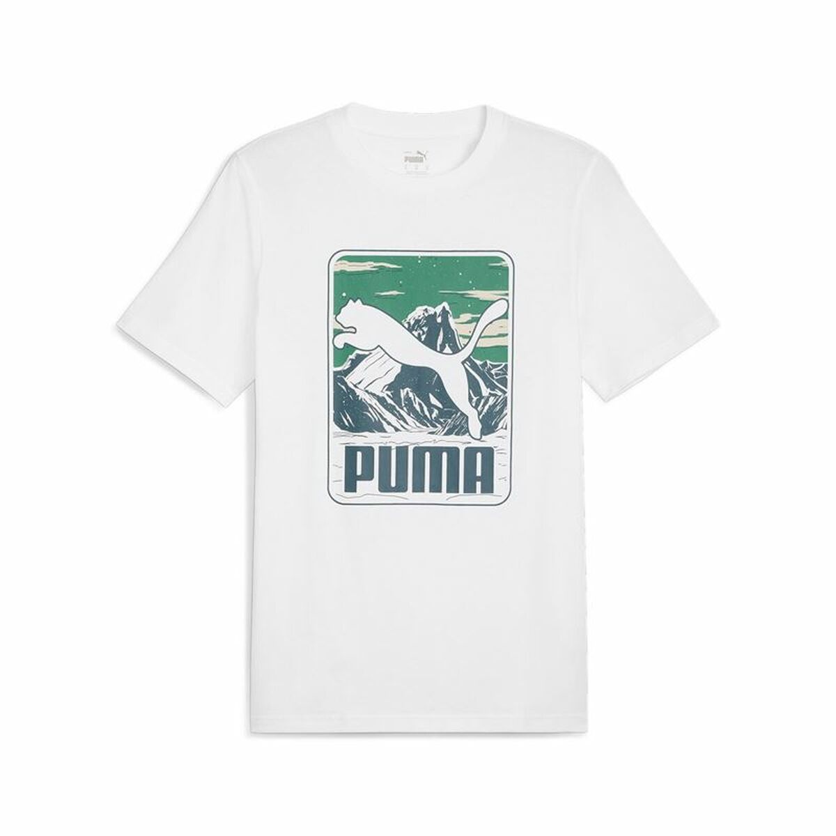 Men’s Short Sleeve T-Shirt Puma GRAPHICS Mountain White XL