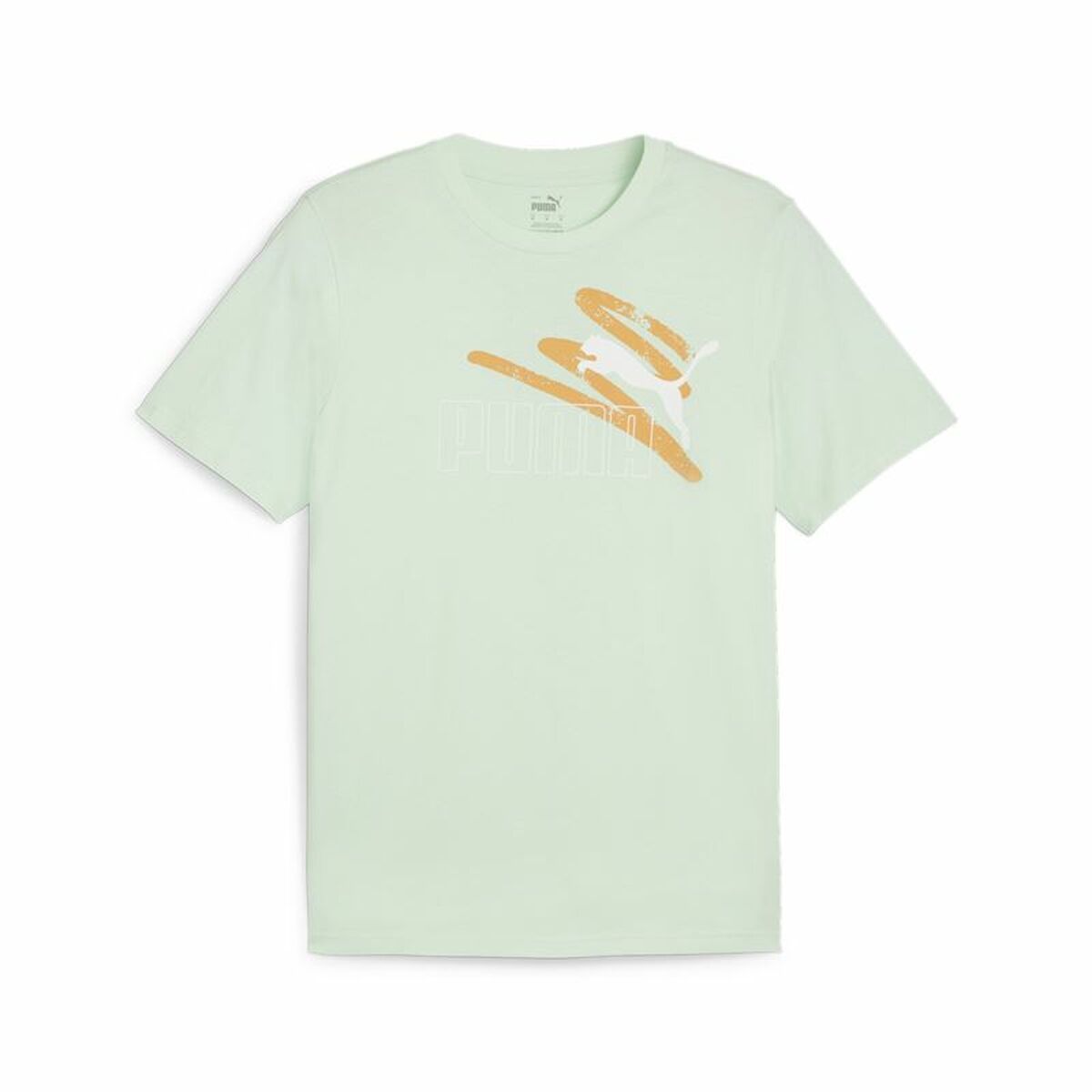 Men’s Short Sleeve T-Shirt Puma Essentials+ AB Summer Dark green M