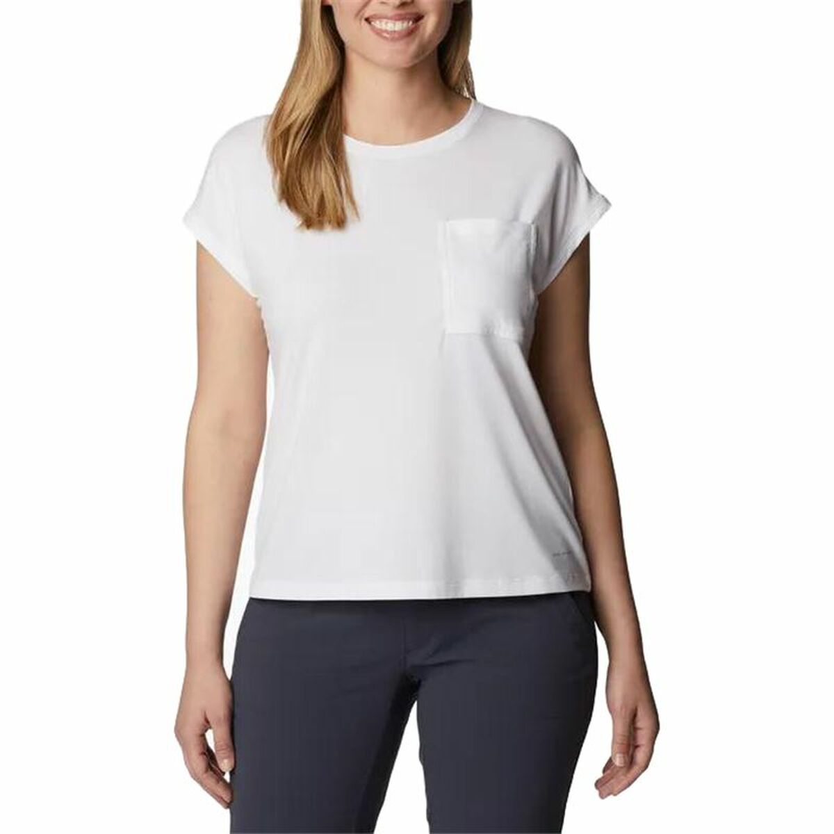 Women’s Short Sleeve T-Shirt Columbia Trek™  White M