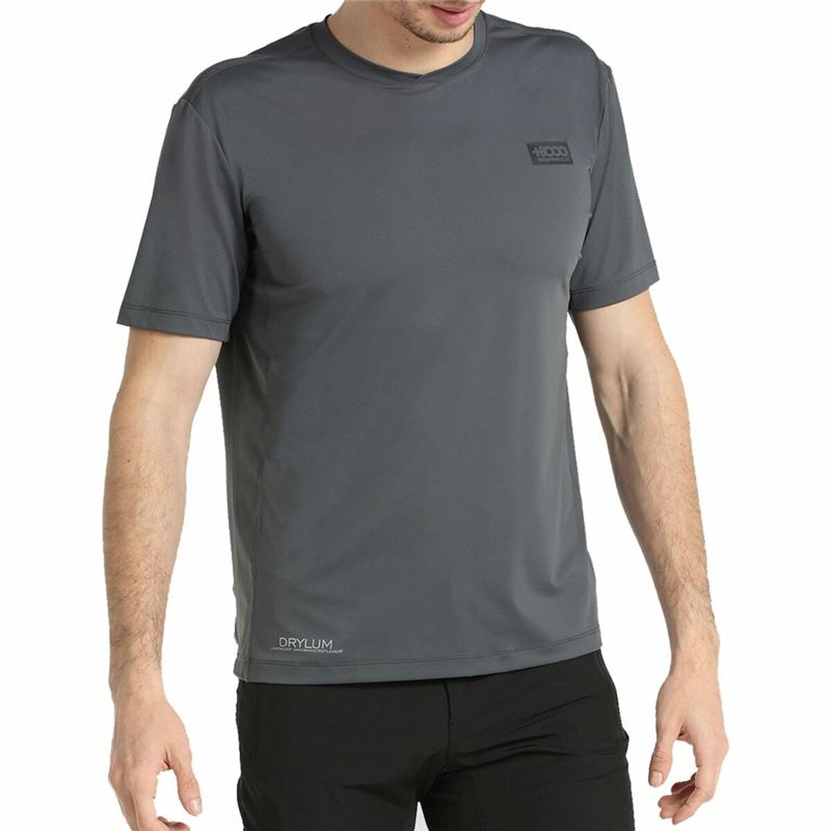 Short-sleeve Sports T-shirt +8000 Descen Grey S