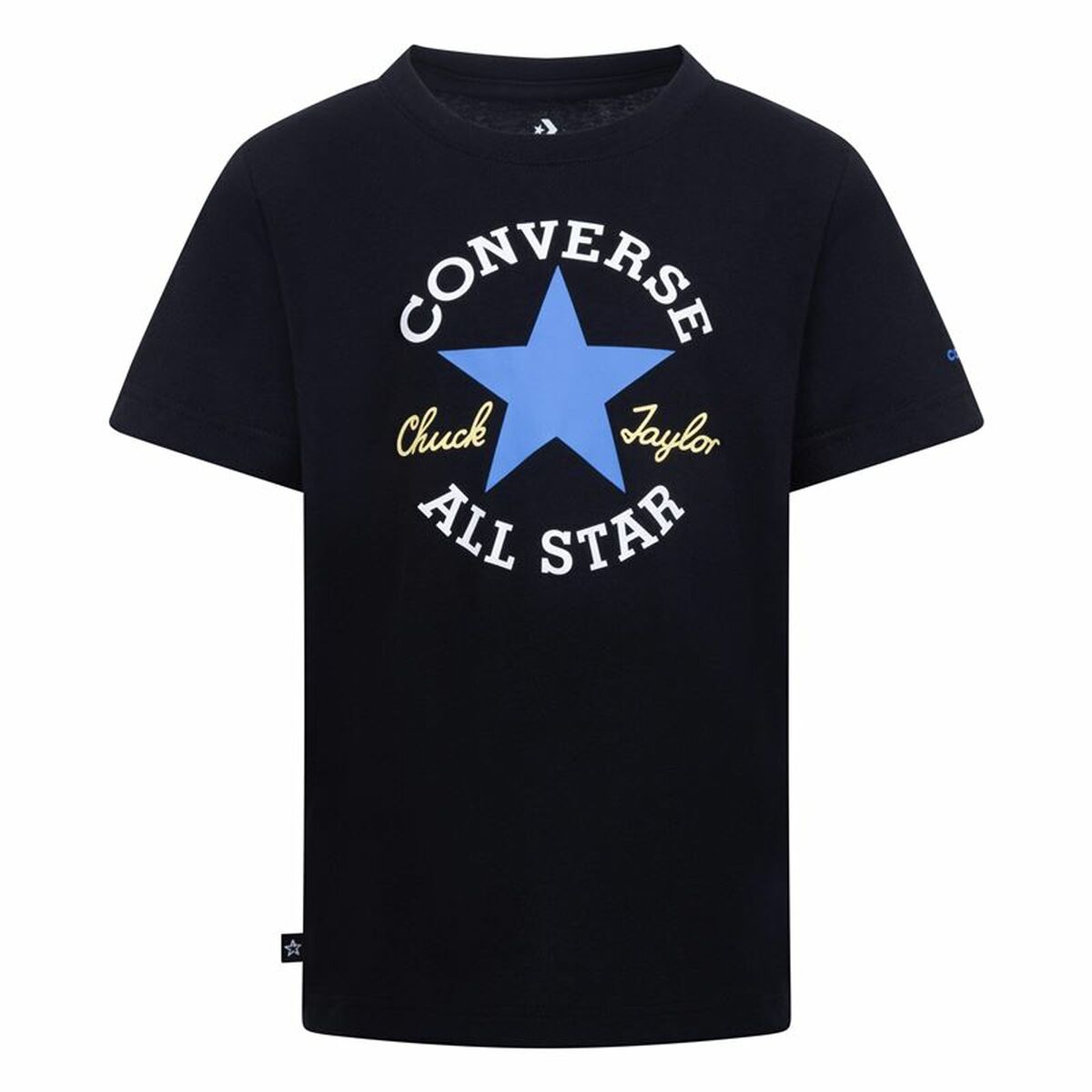 Child's Short Sleeve T-Shirt Converse Sustainable Core Sse Black 4-5 Years
