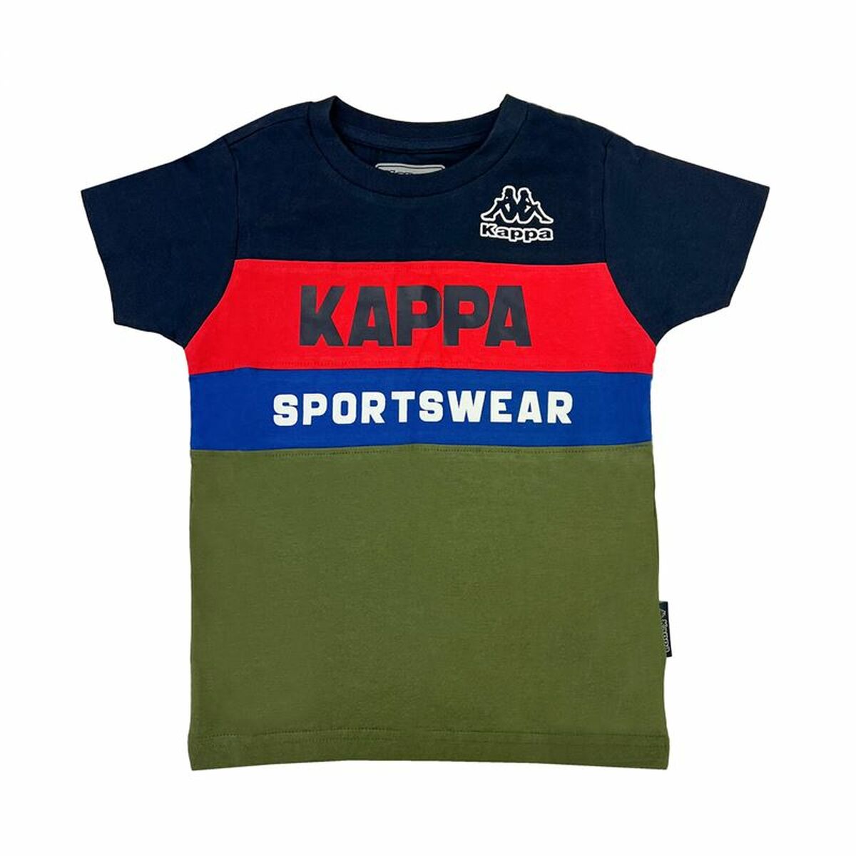 Child's Short Sleeve T-Shirt Kappa 8036M00058 Dark blue 14 Years