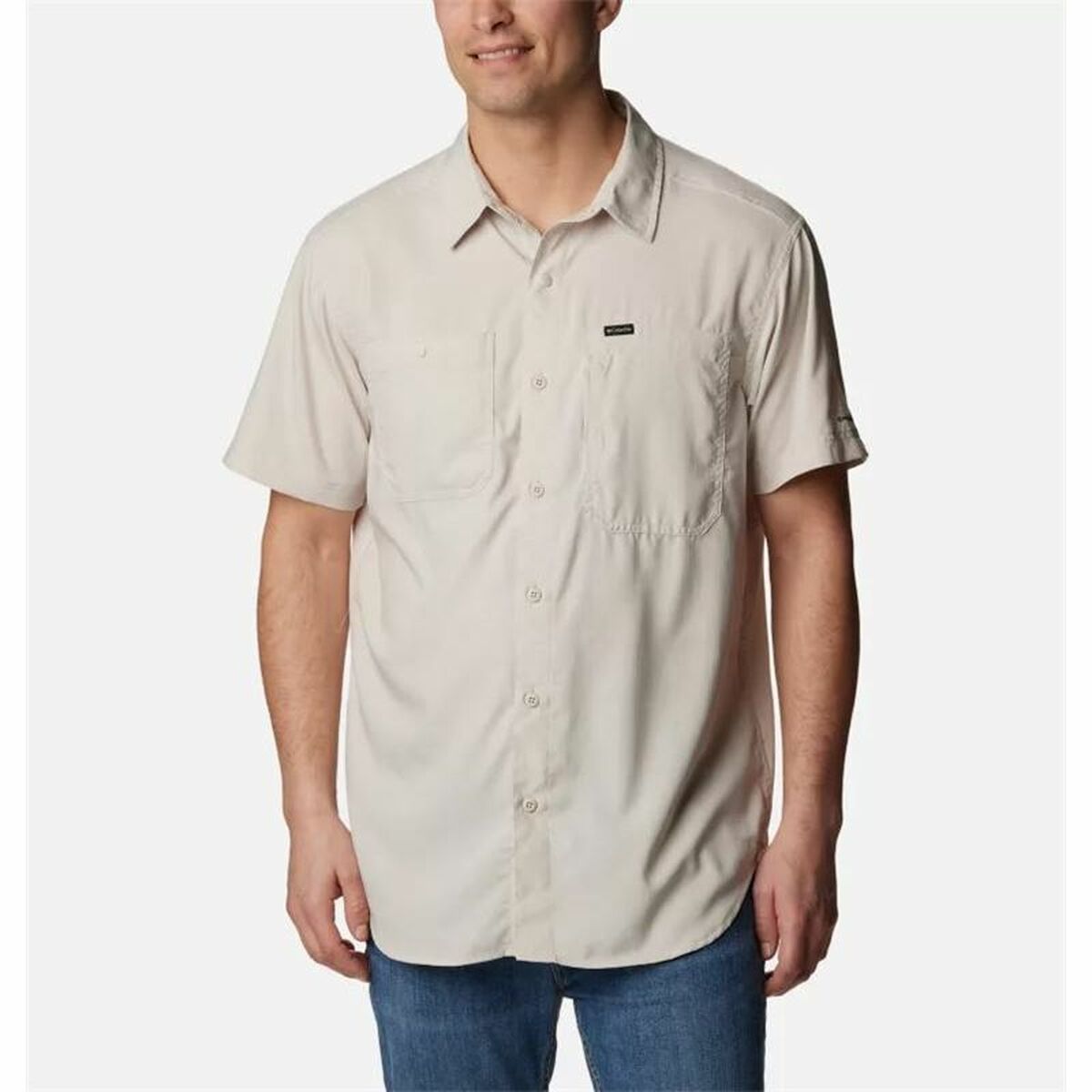 Men’s Short Sleeve T-Shirt Columbia Silver Ridge™ Utility Beige M