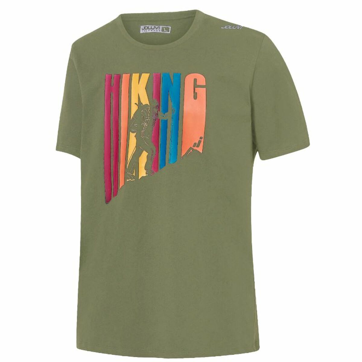 Men’s Short Sleeve T-Shirt Joluvi Hiking Grey L