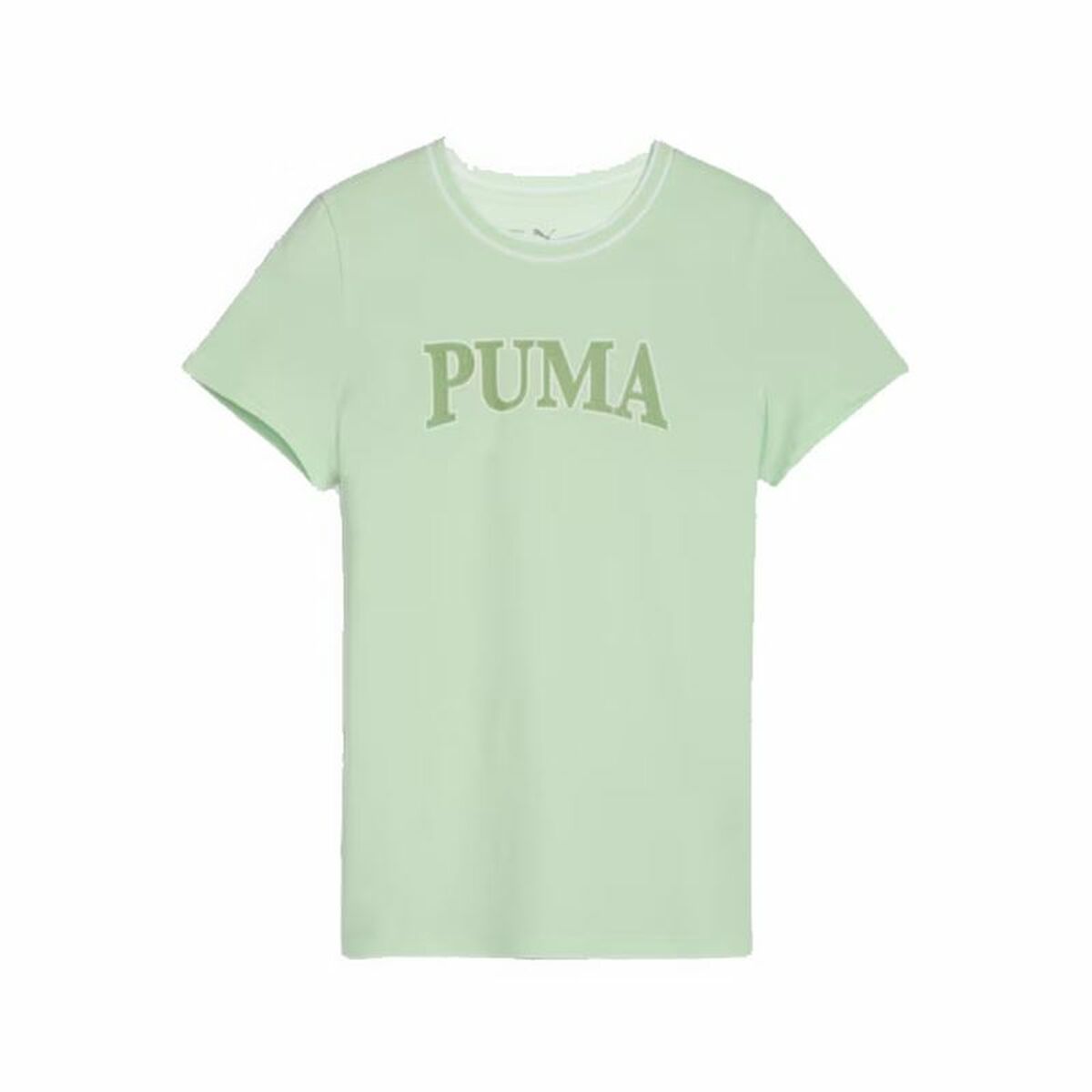 Child's Short Sleeve T-Shirt Puma Squad Lime green 7-8 Years