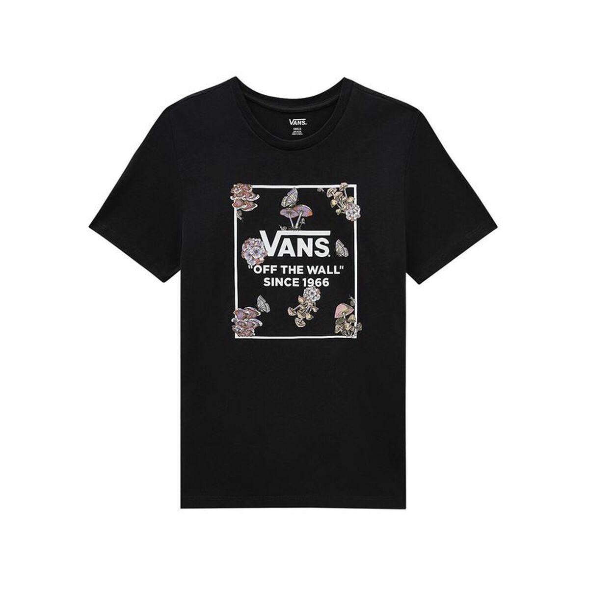 Women’s Short Sleeve T-Shirt Vans Fungi Floral Bff XS