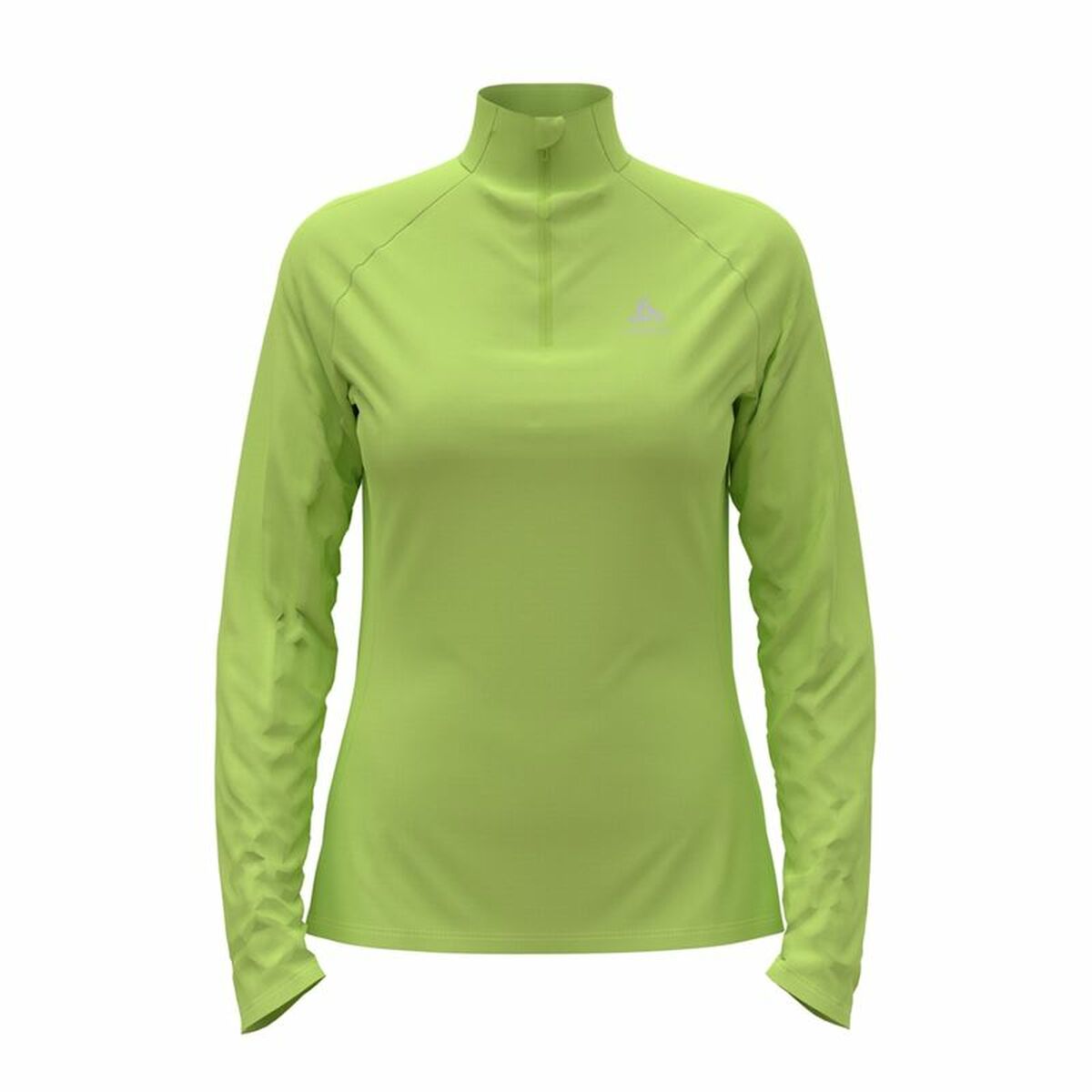 Women’s Sweatshirt without Hood Odlo Mid Layer Essential 1/2 Green XS