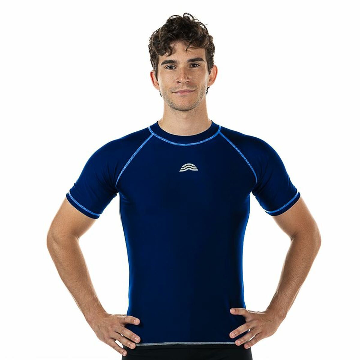 Men’s Short Sleeve T-Shirt Aquarapid UV Blue XL