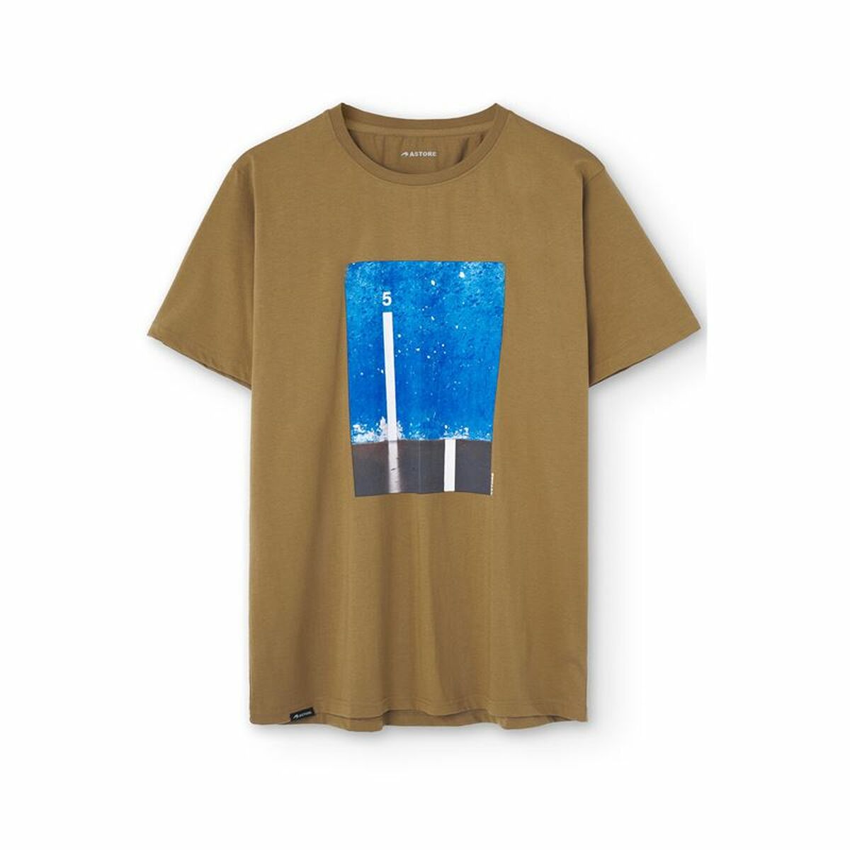 Men’s Short Sleeve T-Shirt Astore Camel Brown L