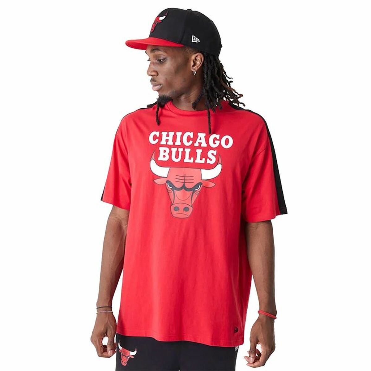 Men’s Short Sleeve T-Shirt New Era NBA Red L