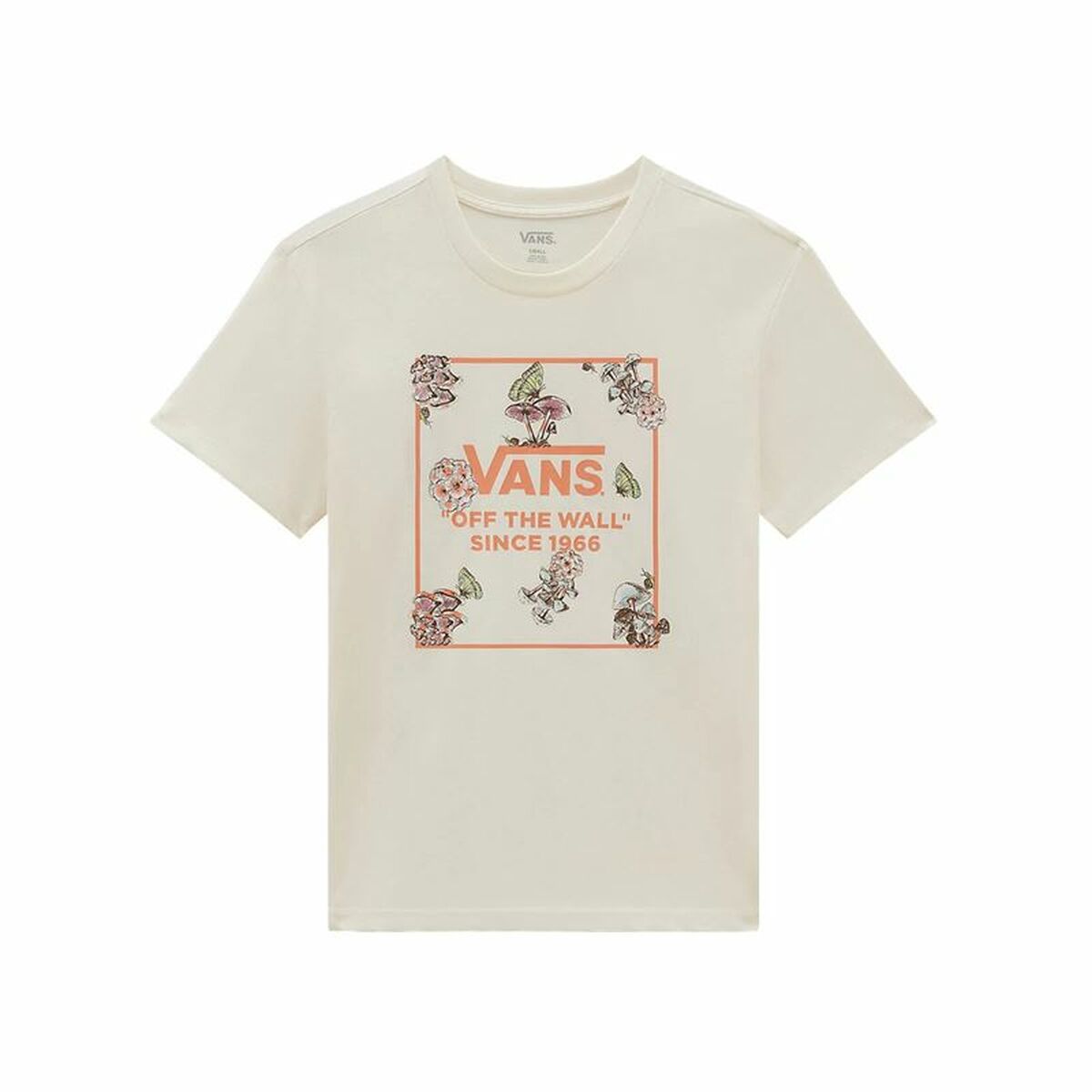 Women’s Short Sleeve T-Shirt Vans Fungi Floral Bff XS