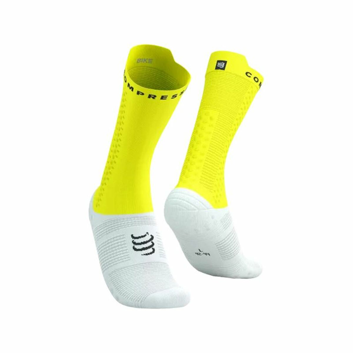Sports Socks Compressport Pro Racing Lime green 39-41