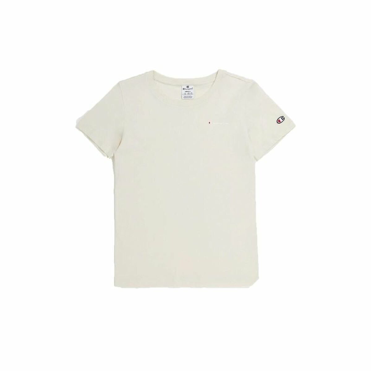 Women’s Short Sleeve T-Shirt Champion Crewneck S