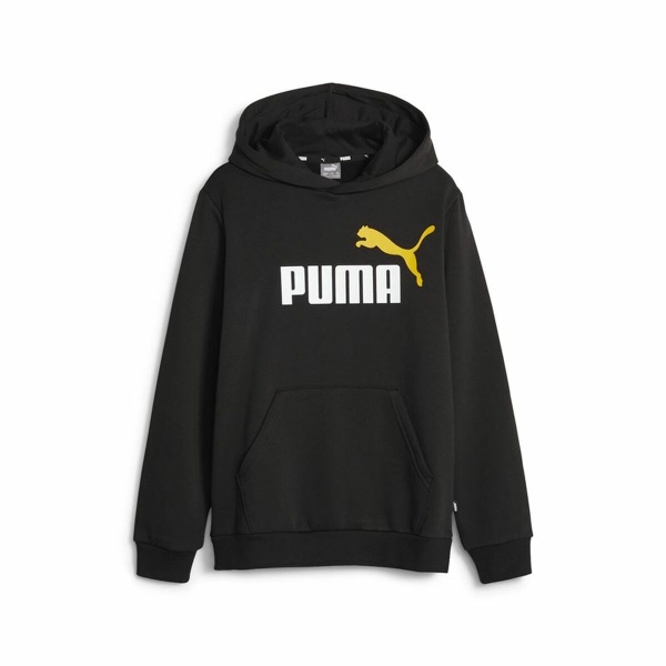 Children’s Sweatshirt Puma Ess+ 2 Col Big Logo Black 13-14 Years